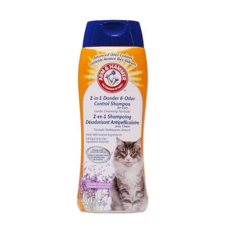 แชมพูแมว ARM AND HAMMER 2-IN-1 DANDER & ODOR CONTROL สูตรป้องกันเชื้อราและรังแค ขนาด 591 มล._0